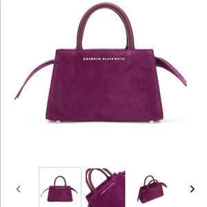 Brandon Blackwood Arlen Bag | Purple Suede